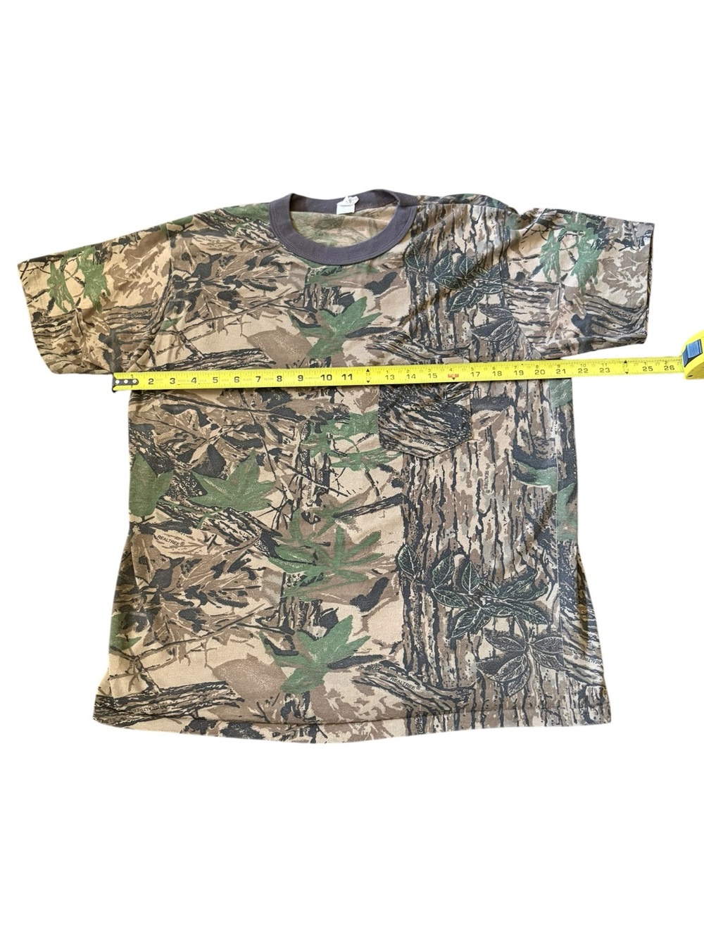 Vintage Camo Single Stitch Pocket Shirt, Large - Picture 3 of 7